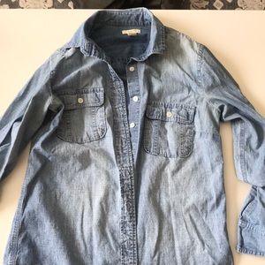 J. Crew chambray shirt size 0